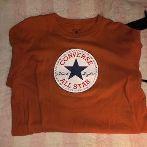 orange converse shirt